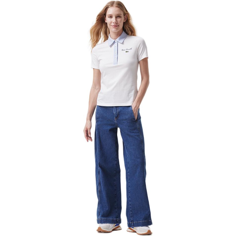 Lacoste Polo Blue White — фото 2