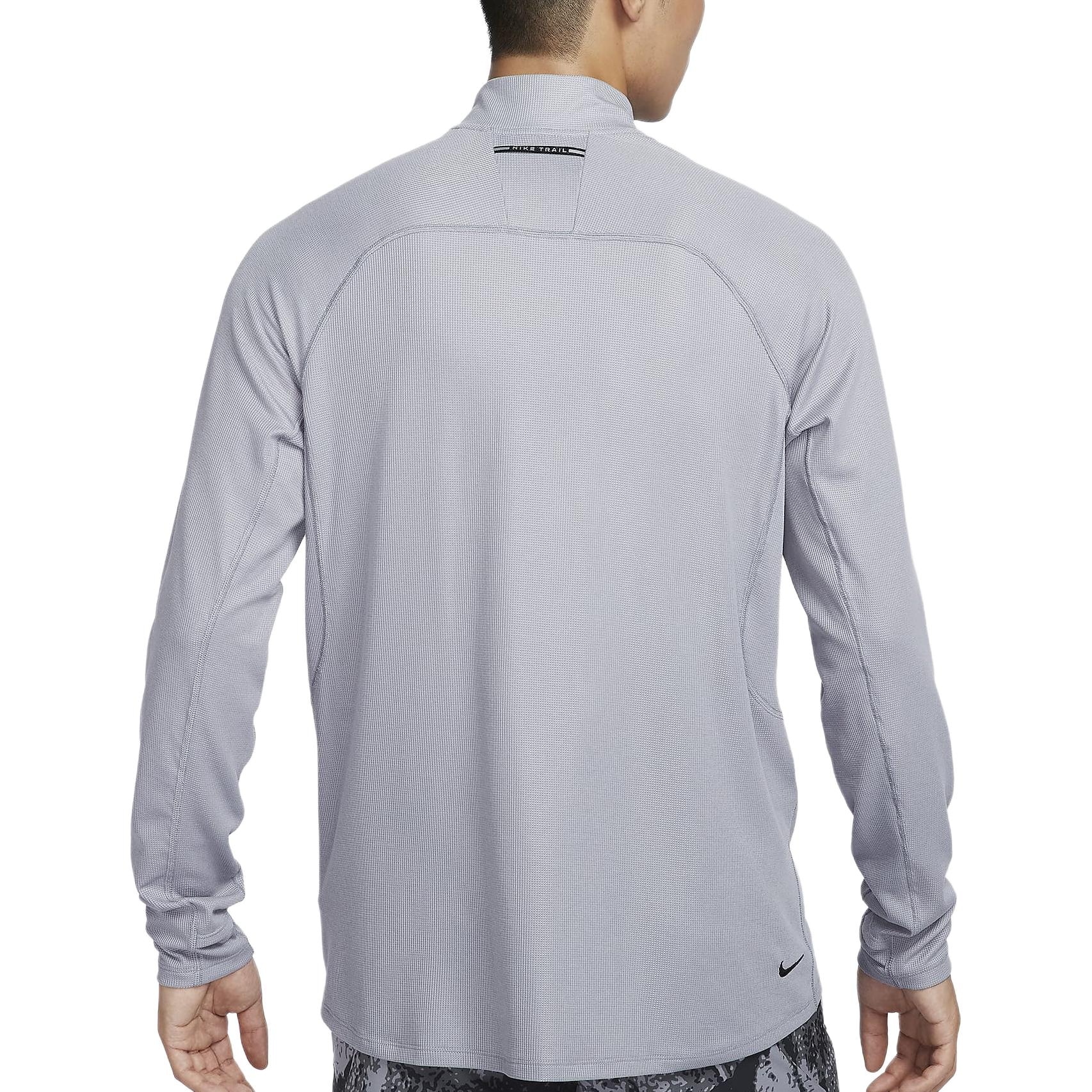 Nike Dri-Fit Trail Long Sleeve Tee Cement Grey — фото 3