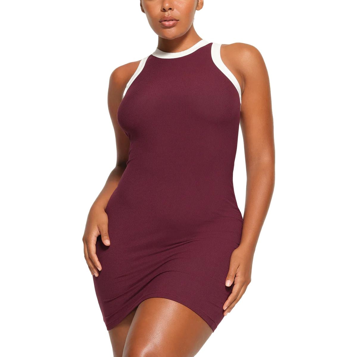 Skims Soft Lounge Ringer Tank Mini Dress — фото 5