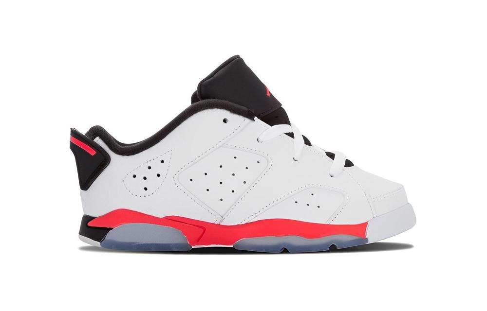 Jordan Air Jordan 6 Retro Low "Infrared White" TD — фото 6