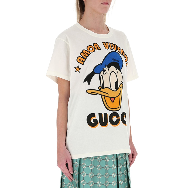 Gucci x Disney Donald Duck T-Shirt White — фото 3