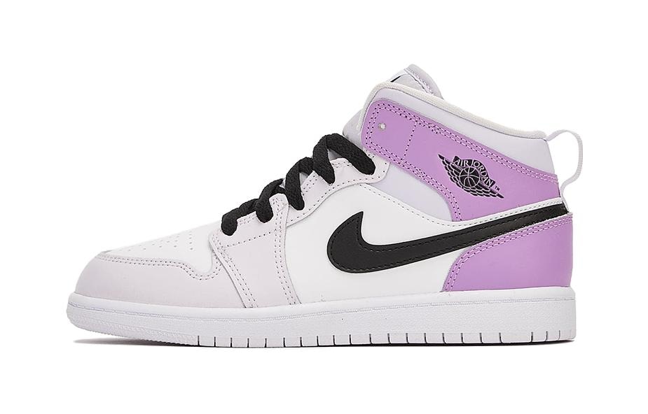 Jordan Air Jordan 1 Mid "Barely Grape" BP — фото 6