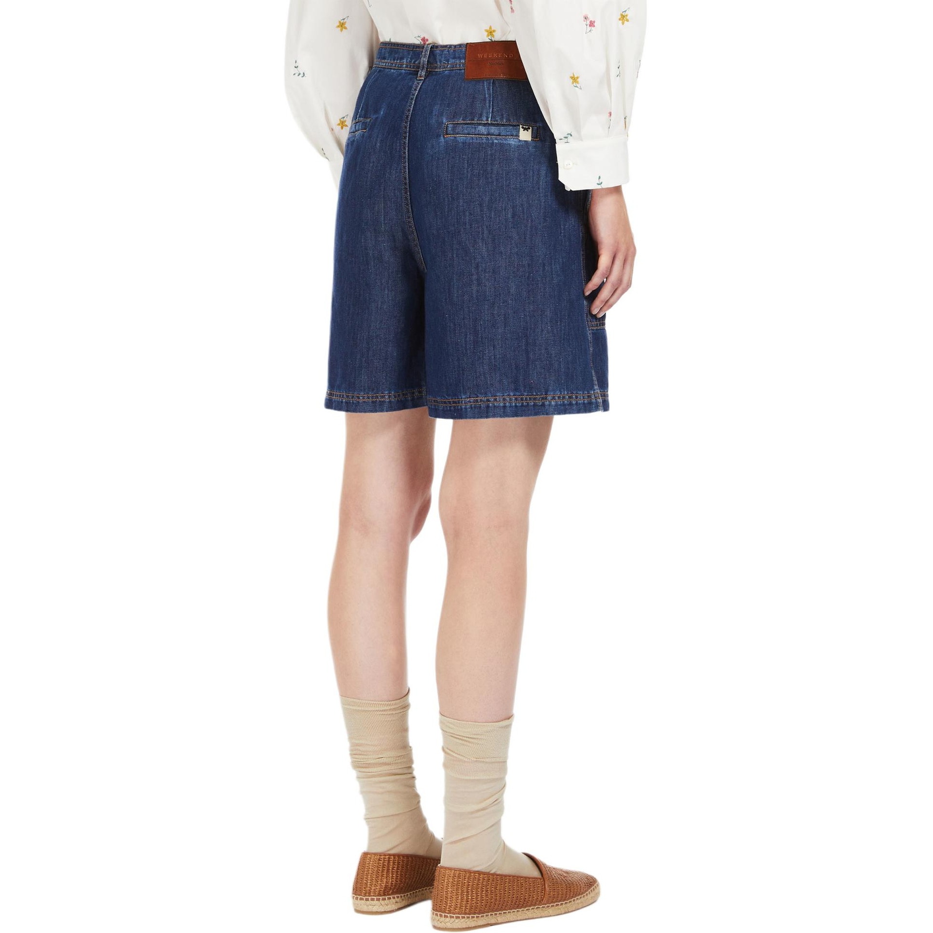 MaxMara WEEKEND MaxMara Elica Cotton And Linen Denim Jeans — фото 3