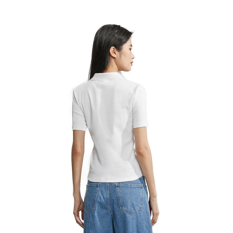 Calvin Klein Polo Shirt White — фото 4