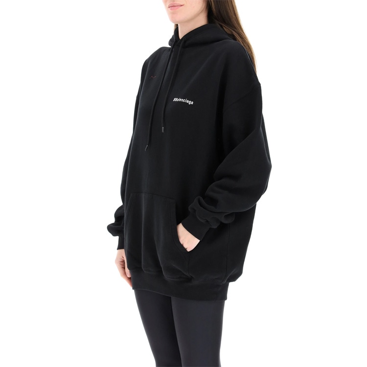 Balenciaga SS21 Hoodie Black — фото 3