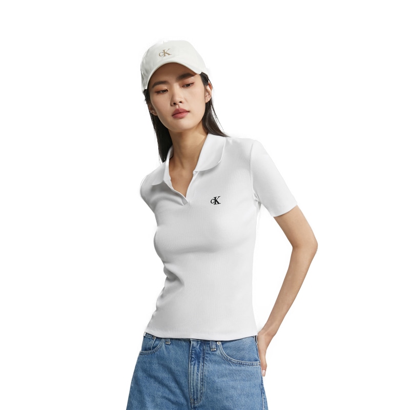 Calvin Klein Polo Shirt White — фото 3