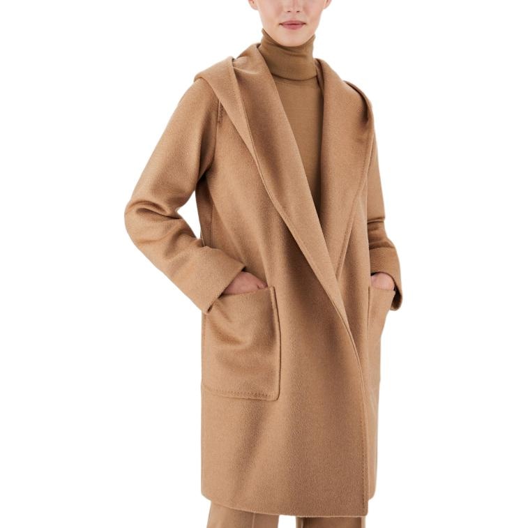 MaxMara Rialto Camel Colour Robe Coat — фото 3
