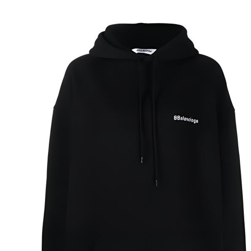 Balenciaga SS21 Hoodie Black — фото 4