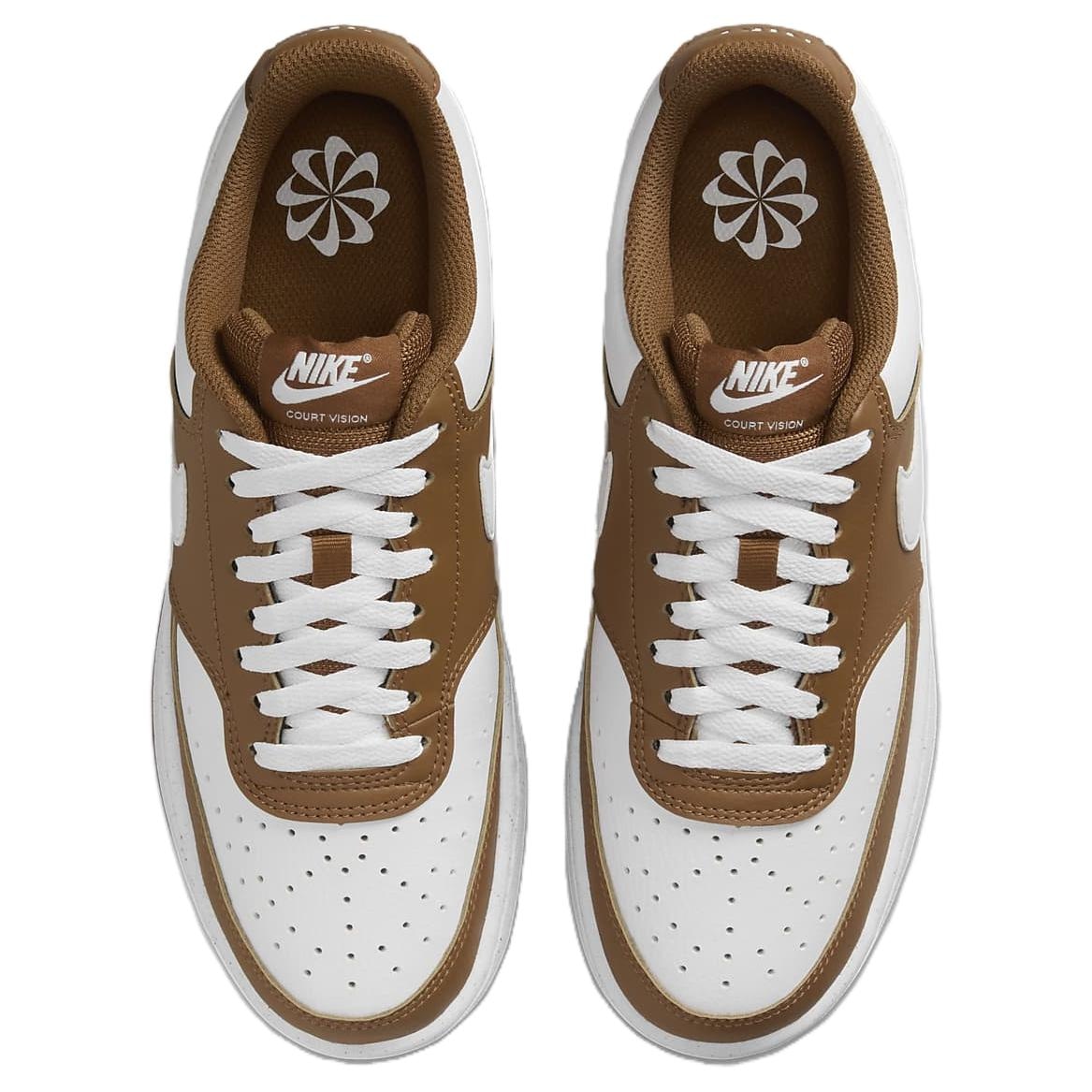 Nike Court Vision Low Next Nature Brown — фото 9