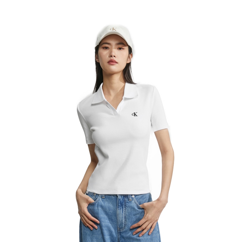 Calvin Klein Polo Shirt White — фото 2