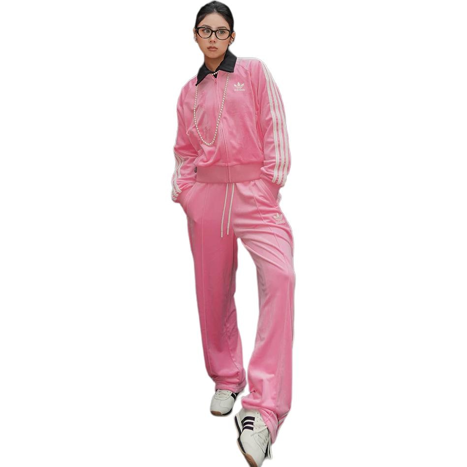 adidas originals x FEIFEI RUAN FW23 Velvet Track Jacket Pink — фото 2