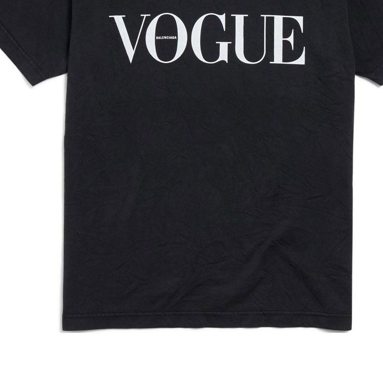 Balenciaga Printed Crewneck T-Shirt Black — фото 7