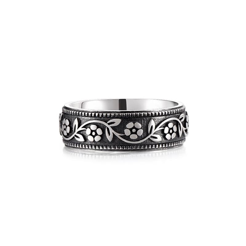 IDEAGEMER Vintage Vine Ring