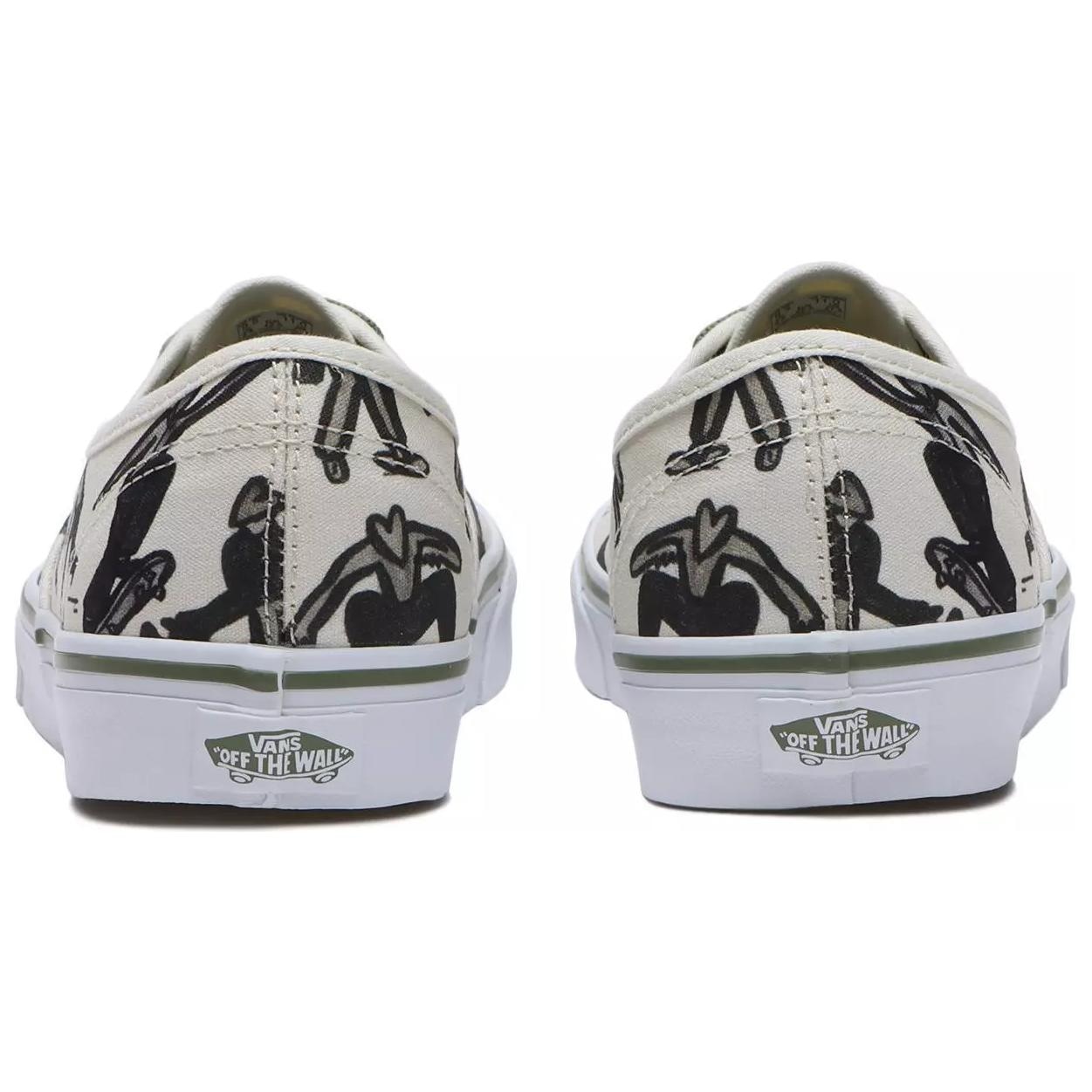 Vans Authentic White Green — фото 9