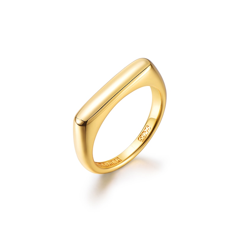 IDEAGEMER Silver Ring
