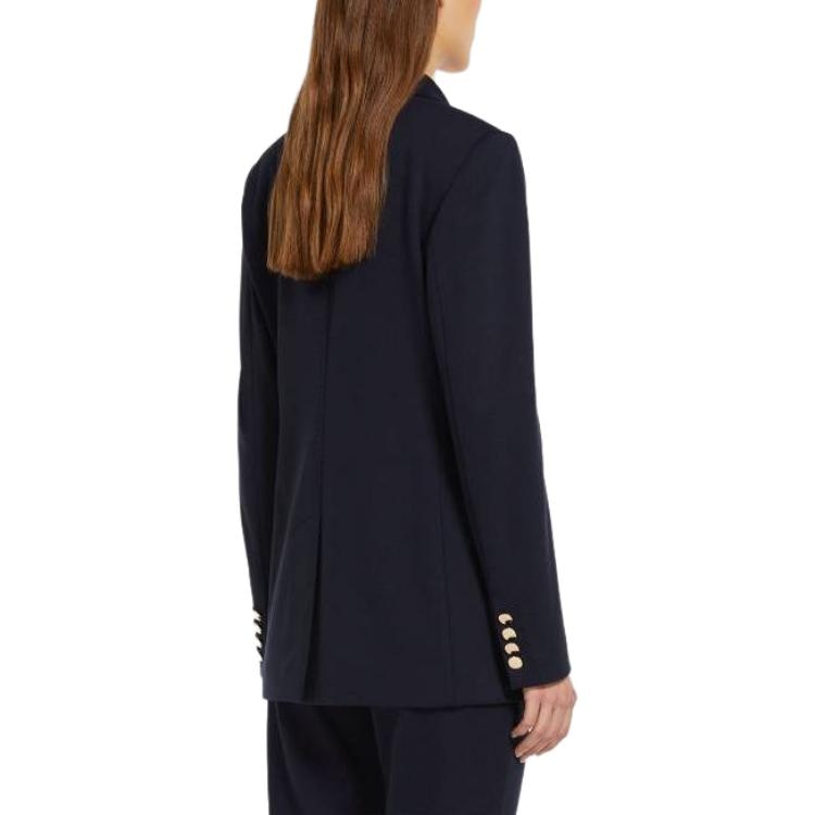 MaxMara studio Tatiana Double-Breasted Jersey Jacket — фото 3