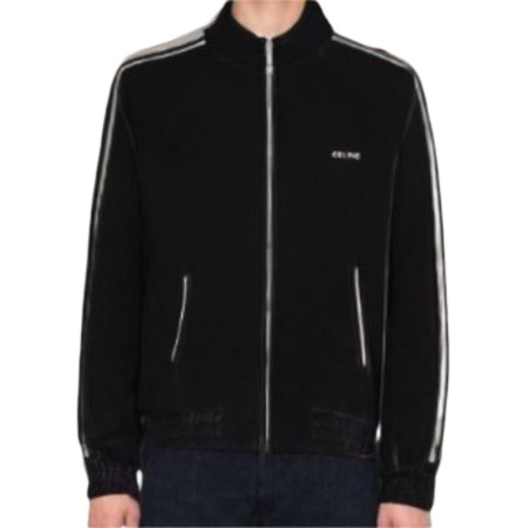 Celine SS24 Logo High Neck Zip Jacket — фото 2