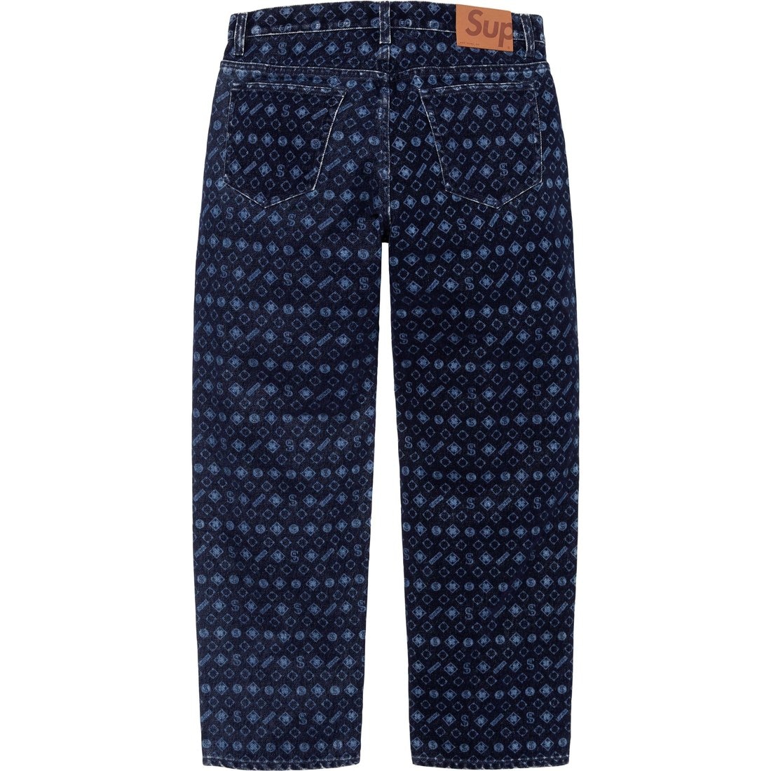 Supreme Flocked Loose Fit Jean — фото 4