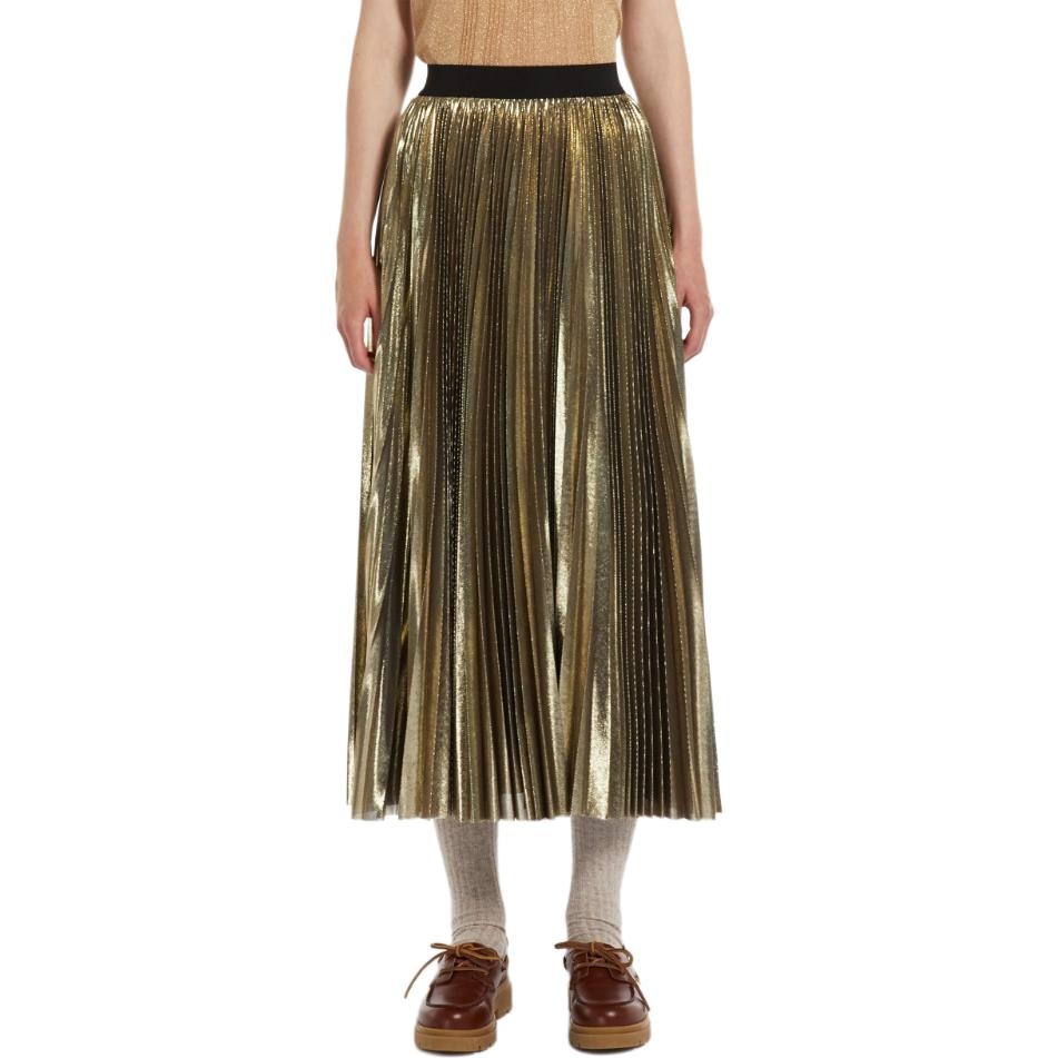 MaxMara WEEKEND MaxMara Nurra Pleated Georgette Skirt — фото 3