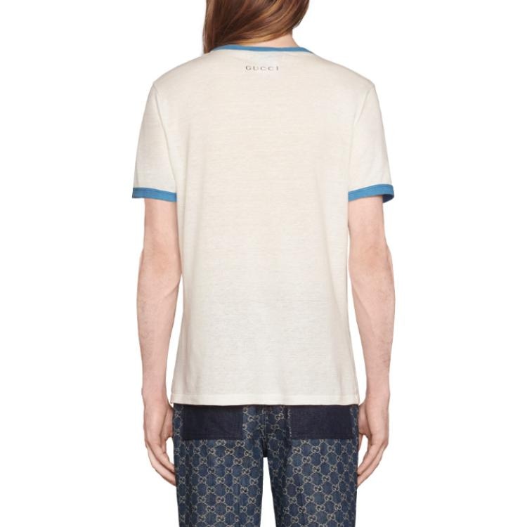 Gucci Donald Duck Crewneck T-Shirt Ivory — фото 2