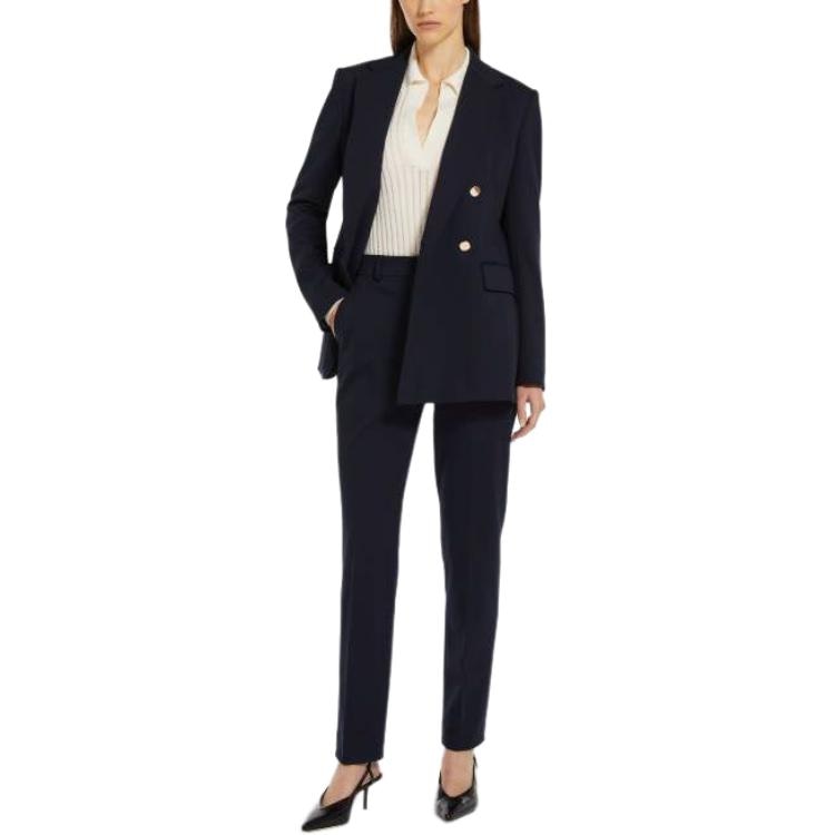 MaxMara studio Tatiana Double-Breasted Jersey Jacket — фото 5