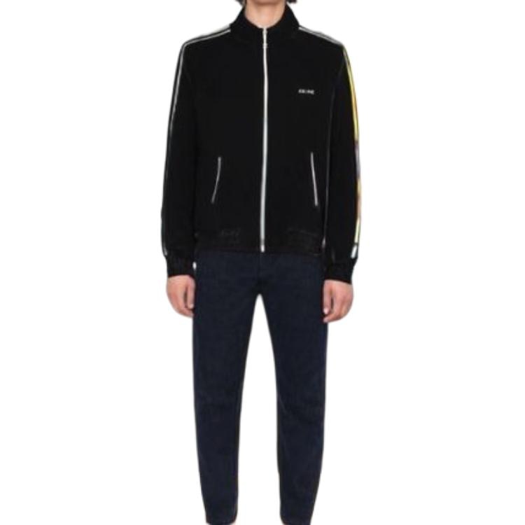 Celine SS24 Logo High Neck Zip Jacket — фото 3