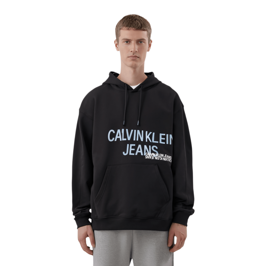 Calvin Klein Logo Hoodie Black — фото 3