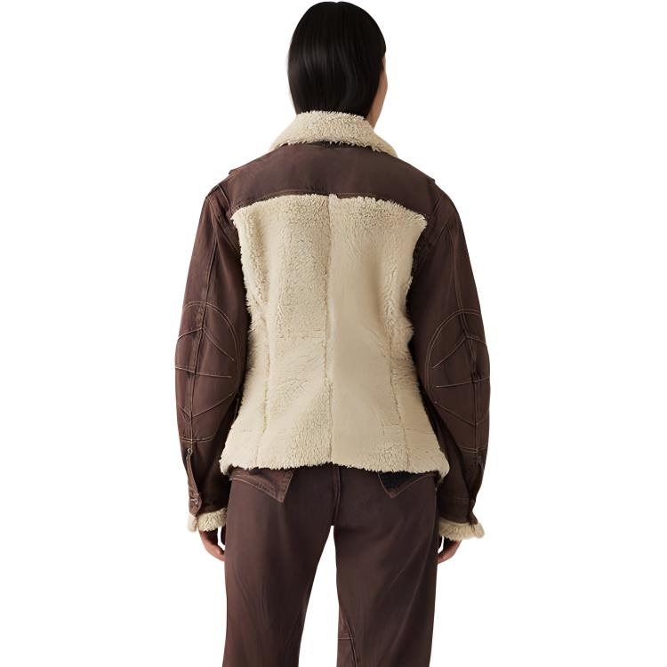 Levi’S Levi's x Kiko Kostadinov FW24 Brown Denim Jacket — фото 6