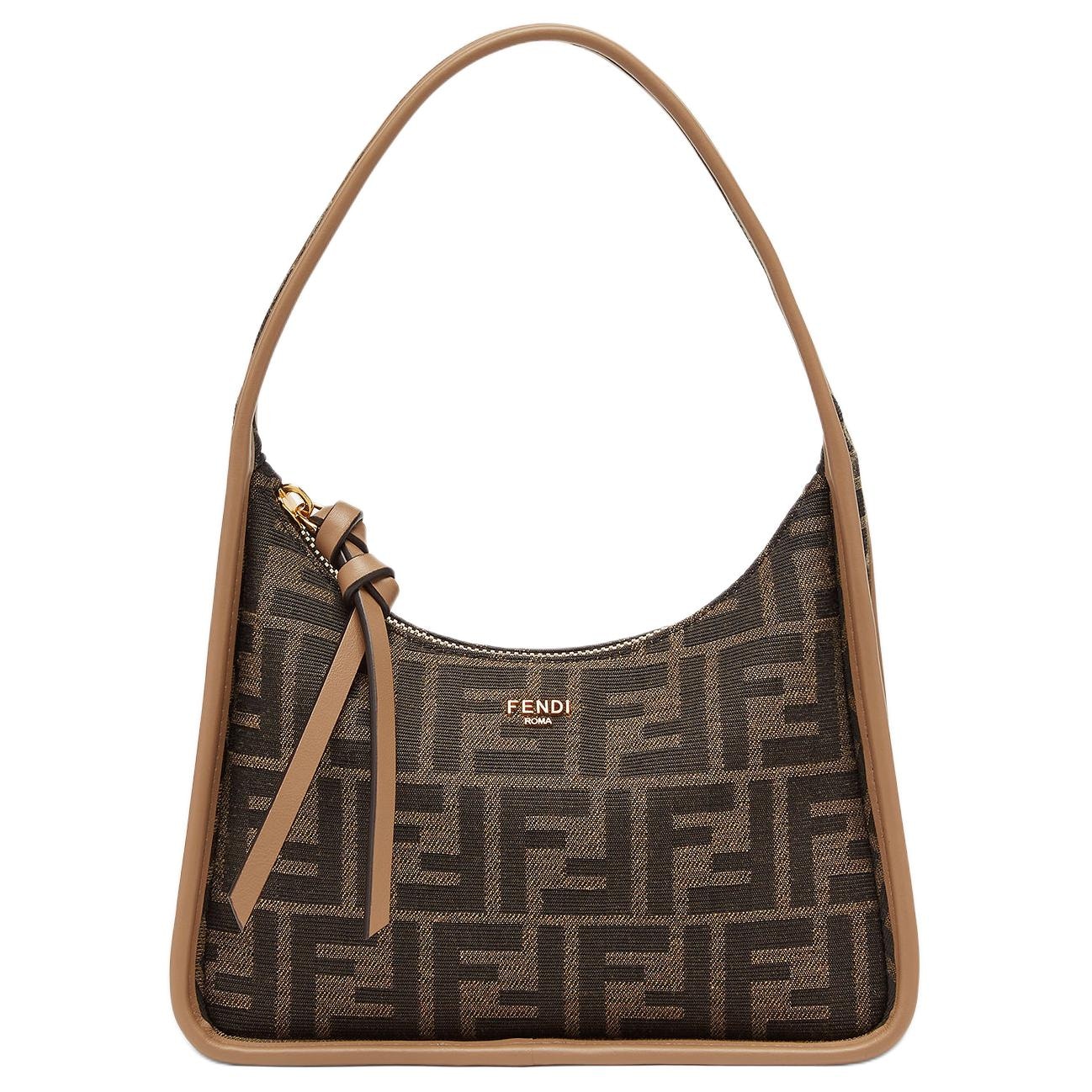 FENDI/芬迪 Fendi Fendessence Crescent Bag Brown
