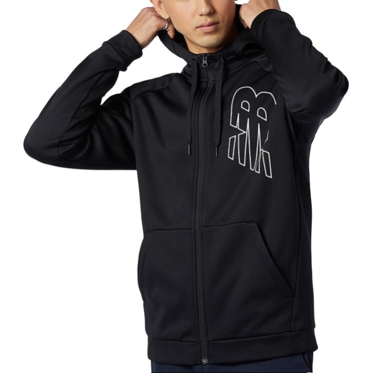 New Balance Logo Hoodie Black — фото 2
