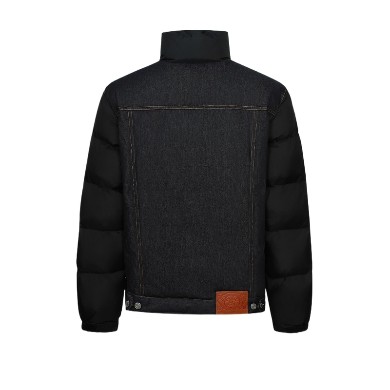 Evisu 2024 Seagull Embroidery Down Jacket Black — фото 3