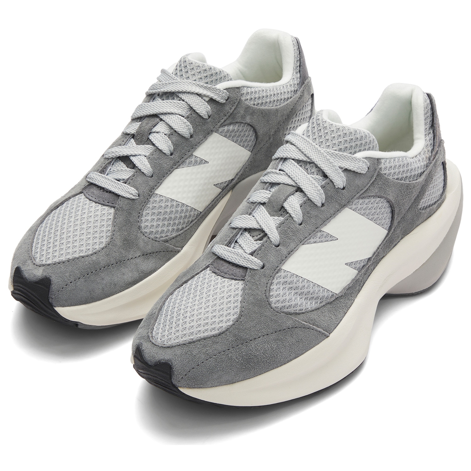 New Balance Warped Runner Grey White — фото 9