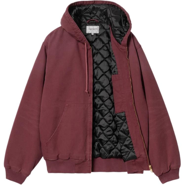 Carhartt WIP Kangaroo Pocket Hoodie Jacket Red — фото 1