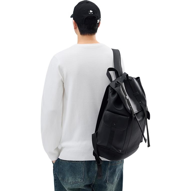 Dme 【dme】 圆领套头基础款宽松百搭纯色毛衣 男女同款 — фото 6