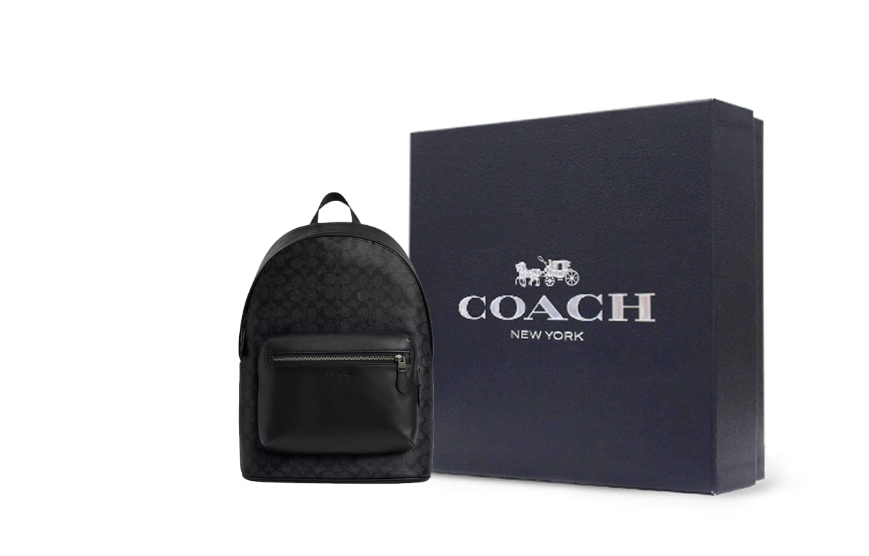 Coach Canvas Backpack — фото 5
