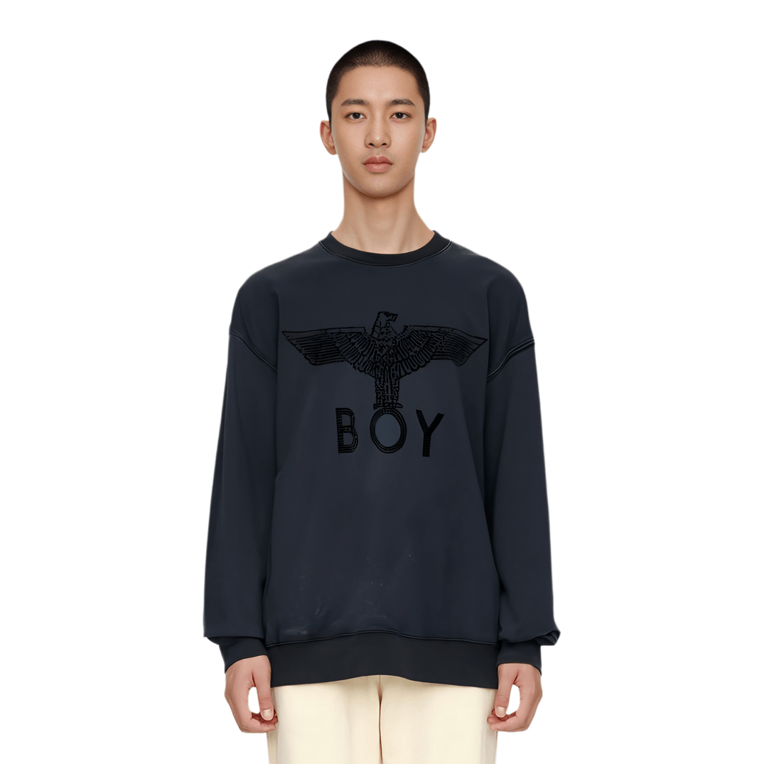Boy London Logo Crewneck Sweatshirt Gray — фото 2