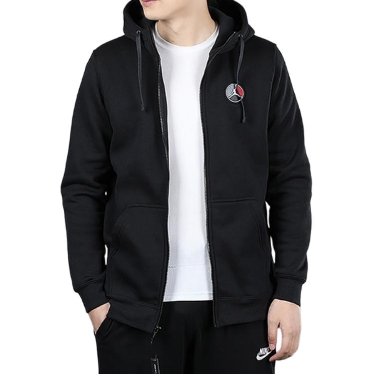 Jordan Remastered Bruished Hoodie Black — фото 2
