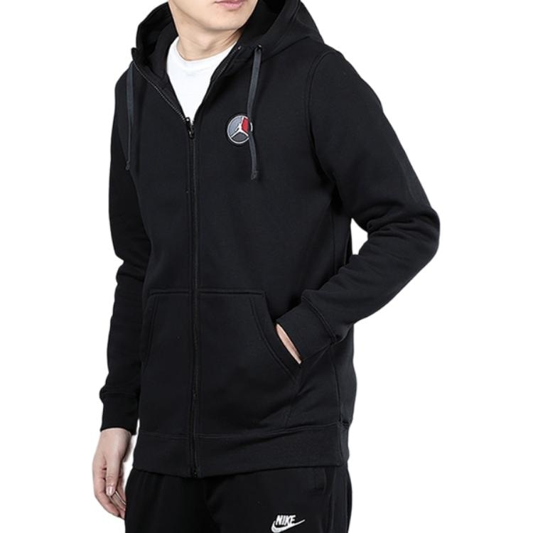 Jordan Remastered Bruished Hoodie Black — фото 4