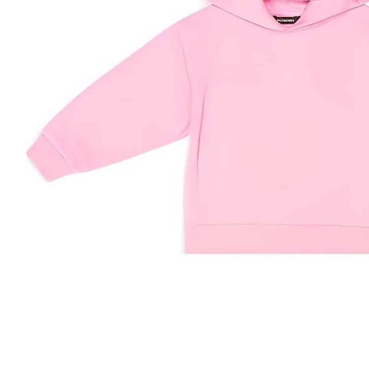 Balenciaga Kids Logo Hoodie Pink — фото 3