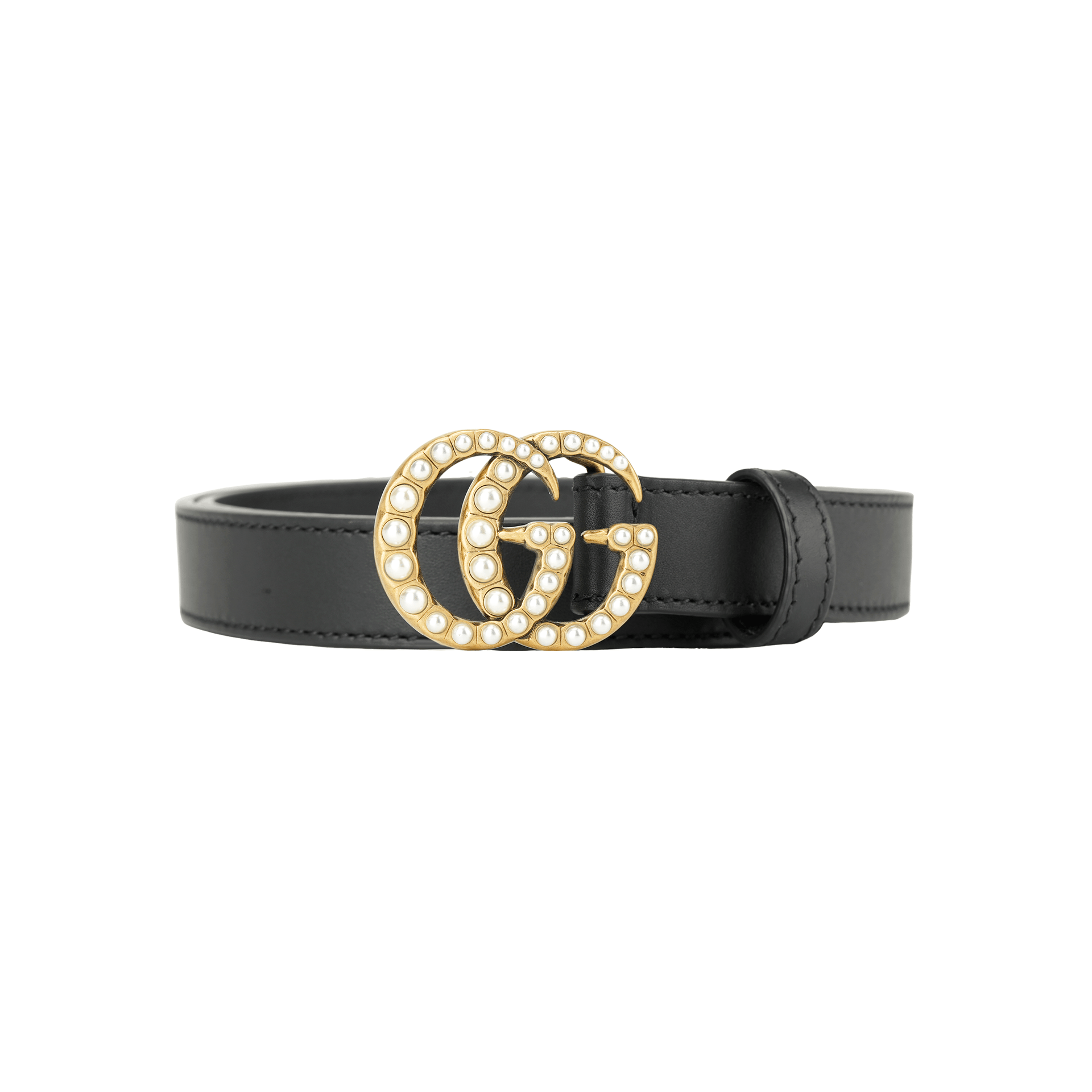 Gucci Double G Belt Black 2cm