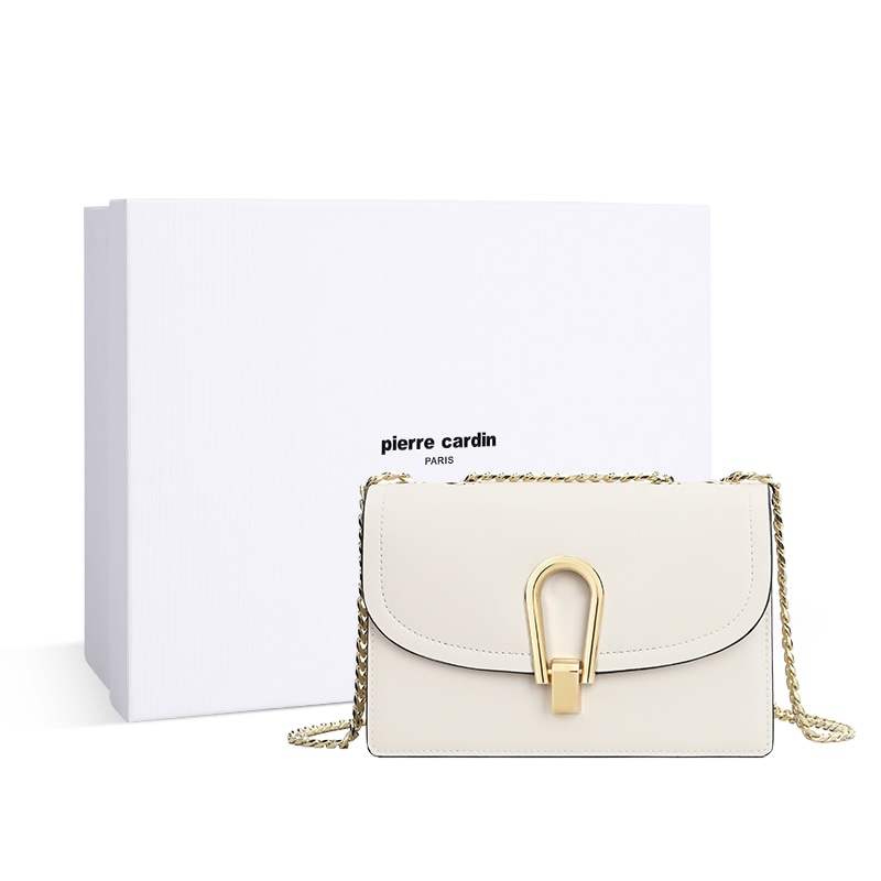 PIERRE CARDIN/皮尔卡丹 Pierre Cardin Chain Bag White