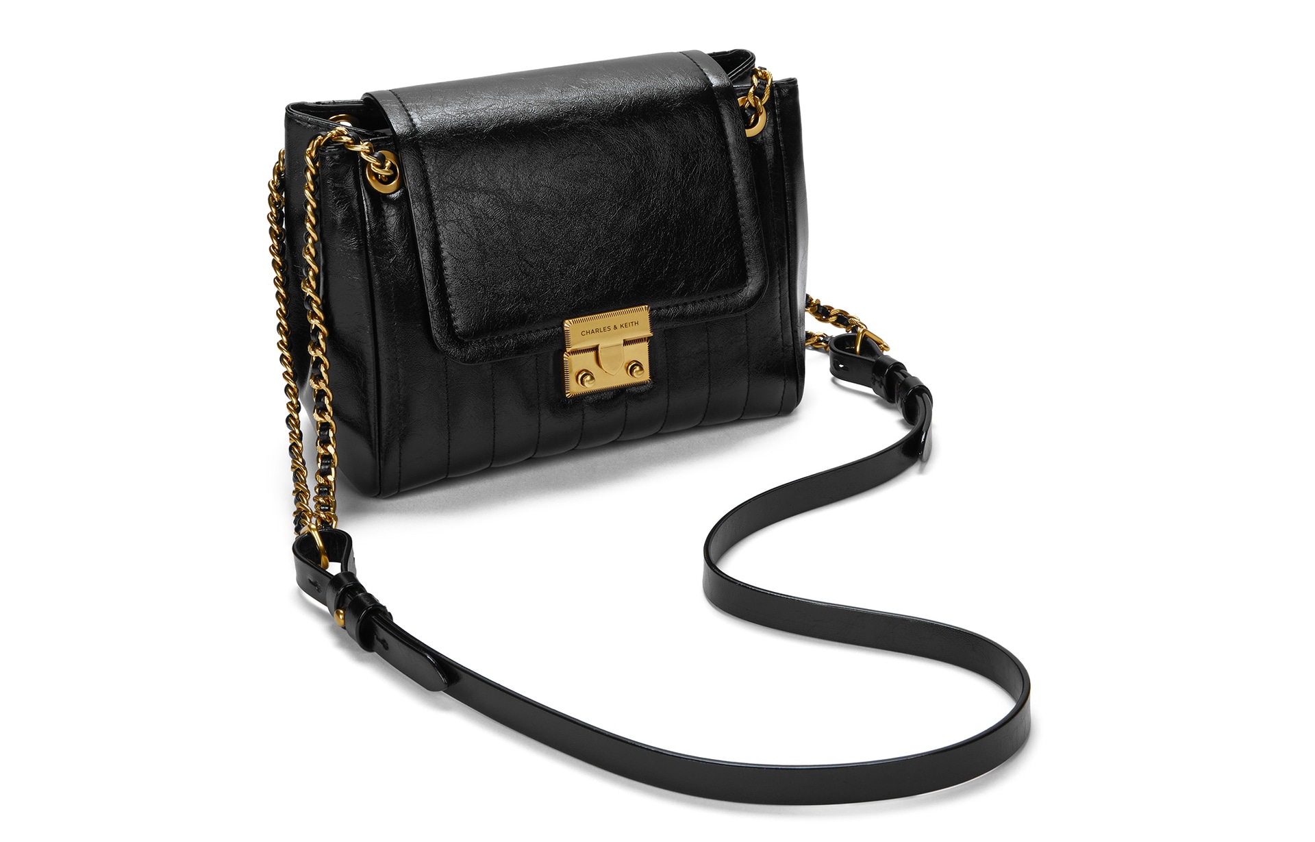Charles&Keith CHARLESKEITH ck 24 PU BlackBurgundy — фото 2
