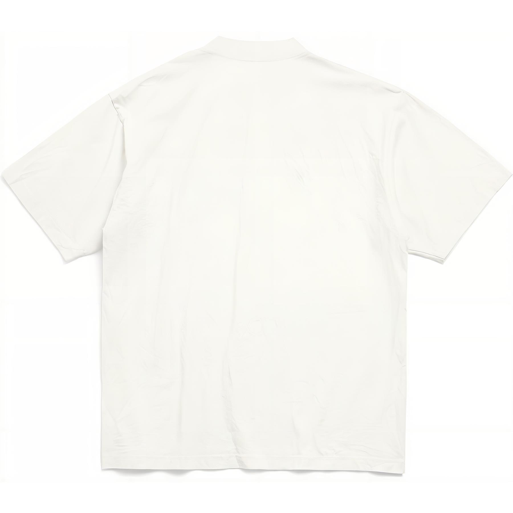 Balenciaga SS24 Logo Print T-Shirt White — фото 10