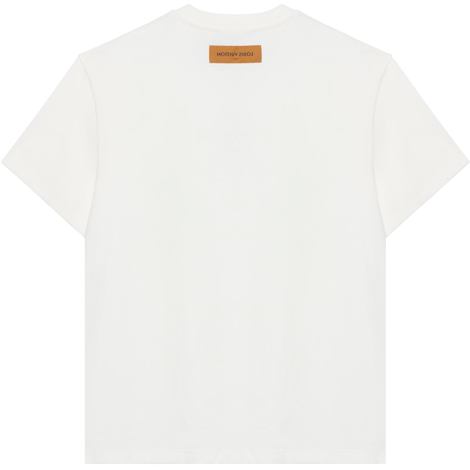 Louis Vuitton SS22 Spread Logo T-Shirt White — фото 1