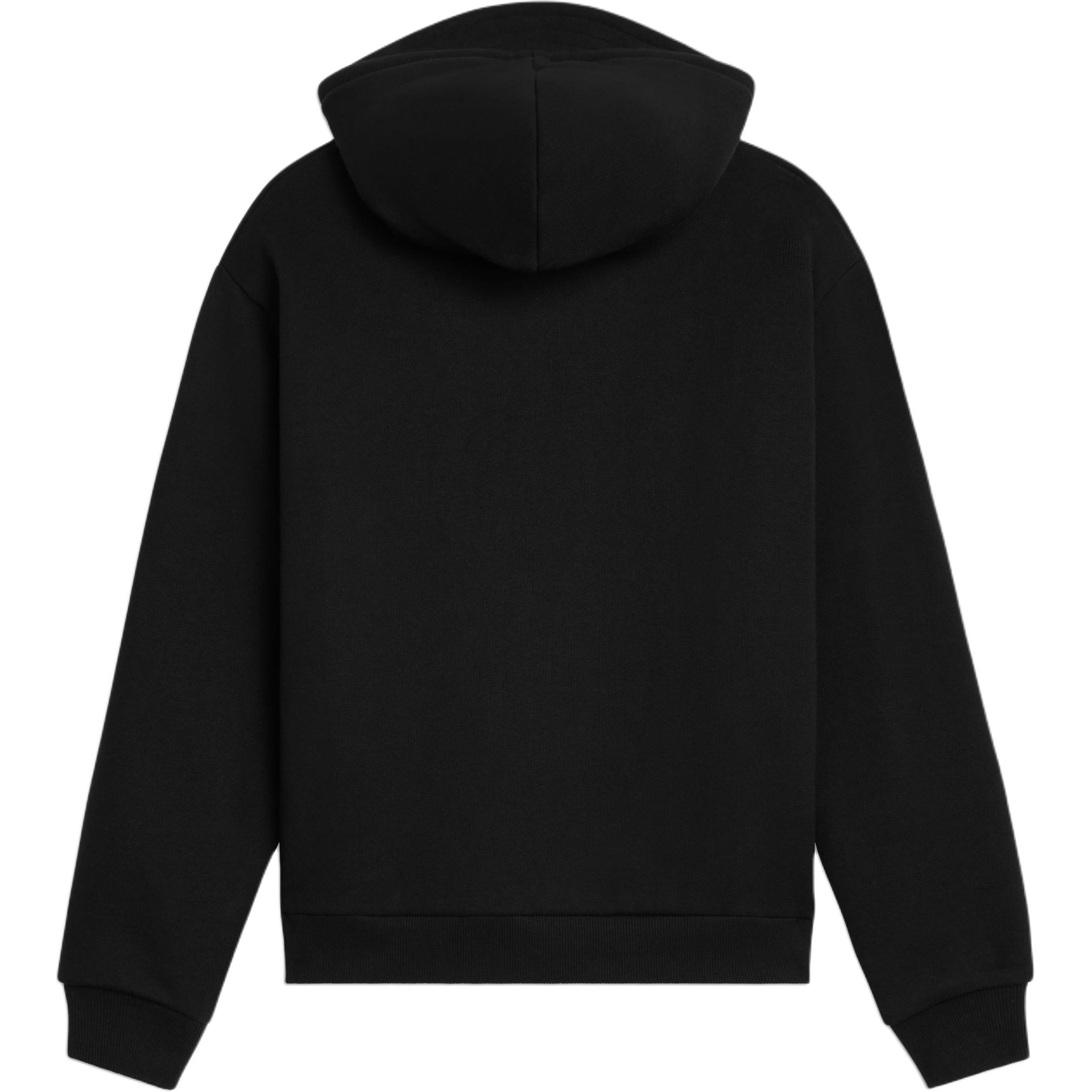 Celine Hooded Logo Zip Sweatshirt Black — фото 1