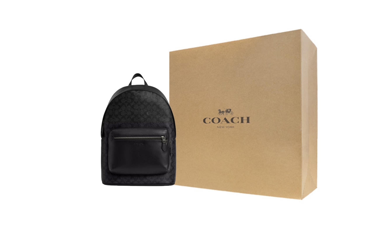 Coach Canvas Backpack — фото 6