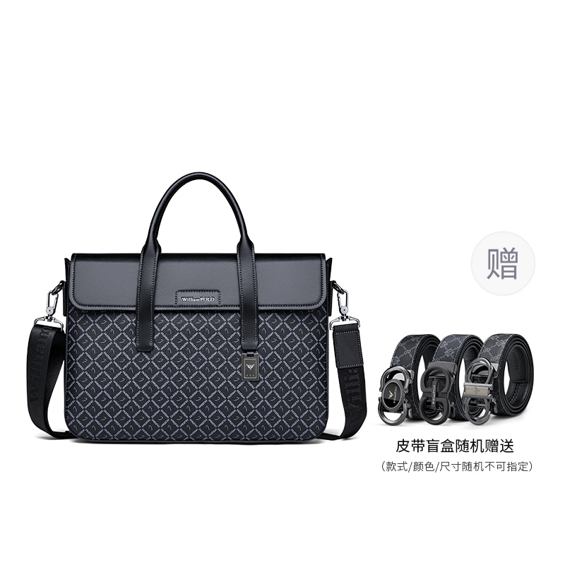 WilliamPOLO Briefcase Black