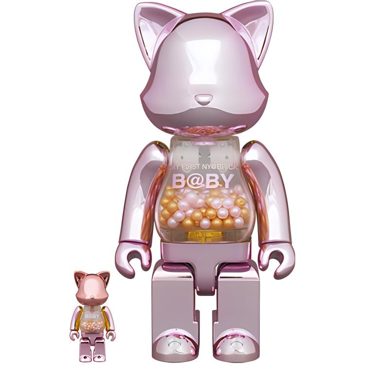 BE@RBRICK BERBRICK MY FIRST NYBRICK PINK GOLD Ver. 100+400