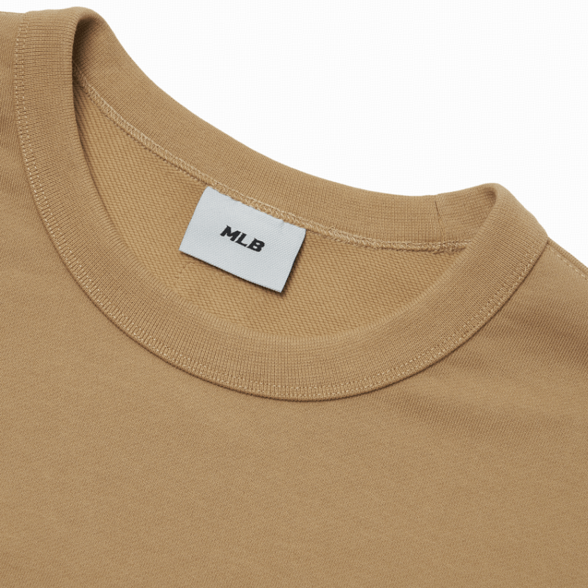 MLB New York Yankees Crewneck Sweatshirt Khaki — фото 4