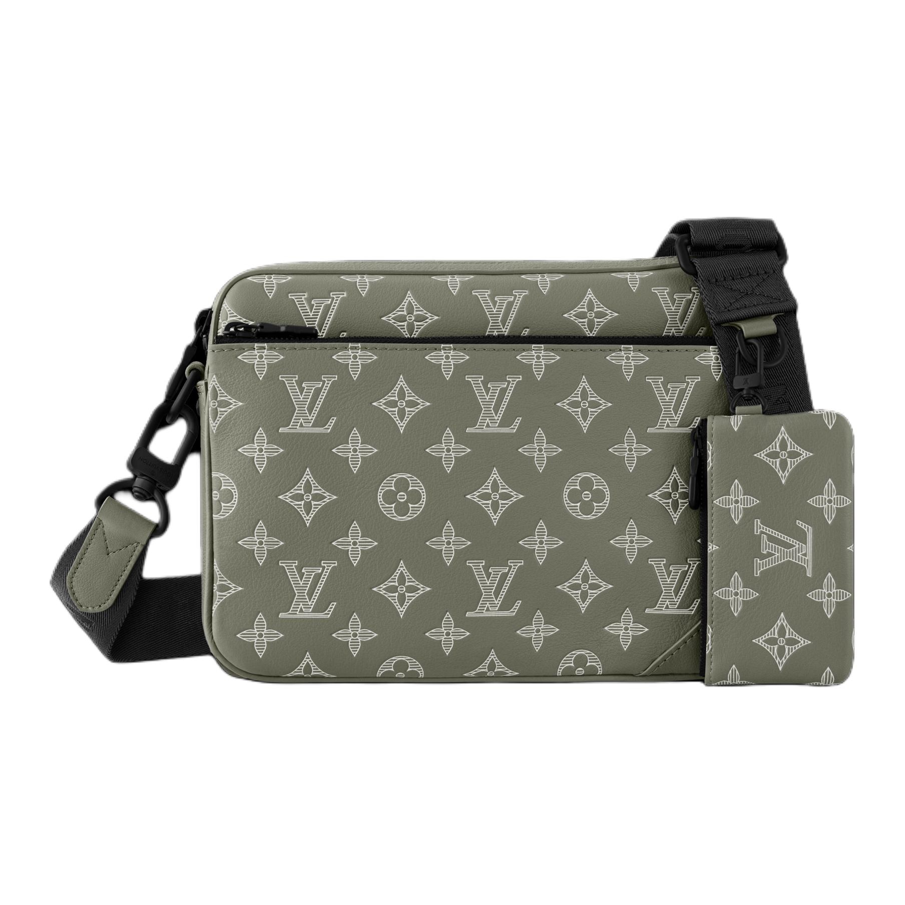 LOUIS VUITTON/路易威登 Louis Vuitton Trio Messenger Bag Green